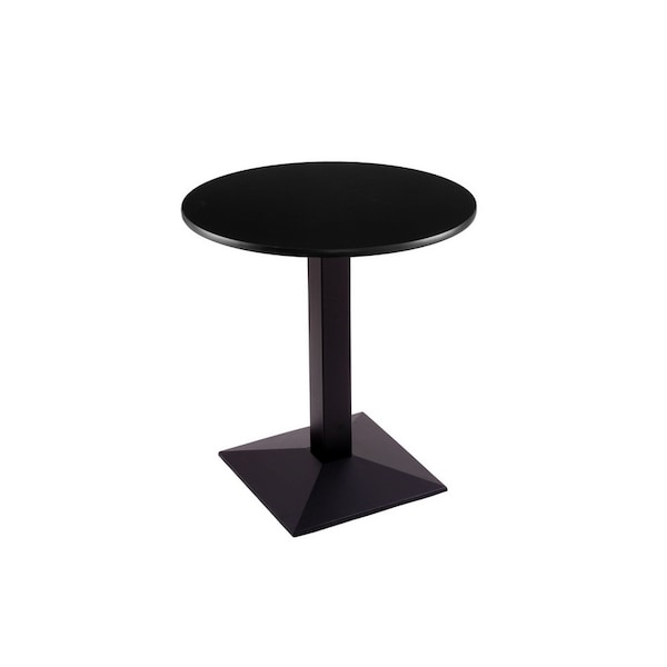 30" 217 Black Table, 24" dia. Top
